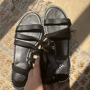 Vince Camuto Black Strappy Sandals